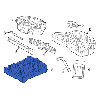 Volvo OE - Rear Trunk Floor Storage Box