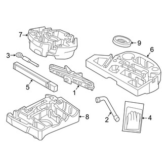 Volvo OE - Rear Body & Floor - Jack & Components (T8 Excellence / T8 Inscription / T8 R-Design)