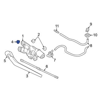 Volvo OE - Wiper Arm Nut