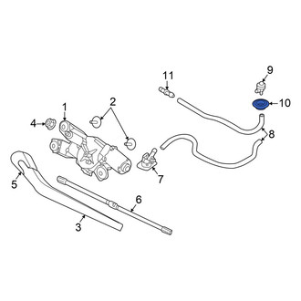 Volvo OE - Liftgate Washer Hose Grommet