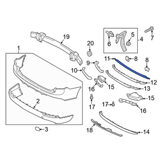 Volvo XC90 Replacement Bumper Moldings & Trim — CARiD.com
