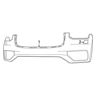 Volvo OE - Front Bumper - Bumper & Components (To CH# 348732, W/O Dark Theme, Base Theme Bumper Cover), (T5 Momentum / T6 Inscription / T6 Momentum / T8 Inscription / T8 Momentum)