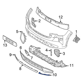 Volvo OE - Front Left Lower Grille Molding