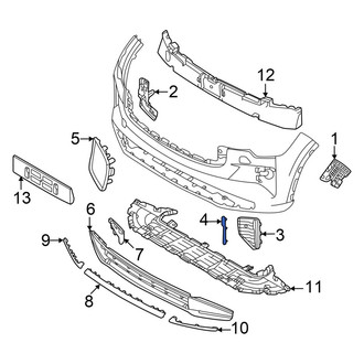 Volvo OE - Front Left Grille Molding
