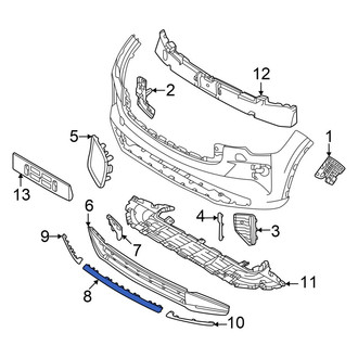 Volvo OE - Front Lower Center Grille Molding