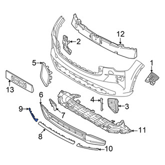 Volvo OE - Front Right Lower Grille Molding