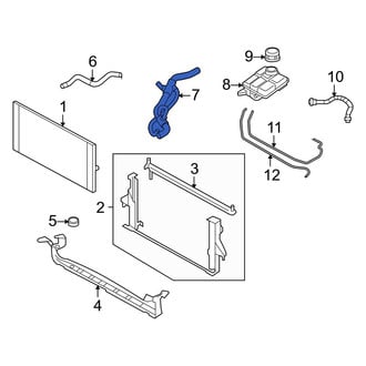 Volvo OE - Lower Radiator Coolant Hose