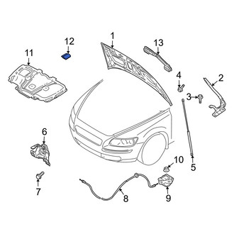 Volvo OE - Hood Insulation Pad Clip