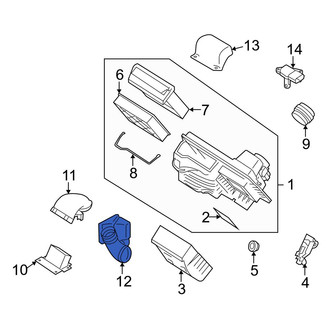 Volvo OE - Center Engine Air Intake Hose
