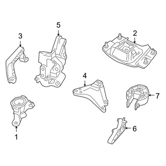 Volvo OE - Engine / Transaxle - Engine & Transmission Mounting (2.4L Gas)