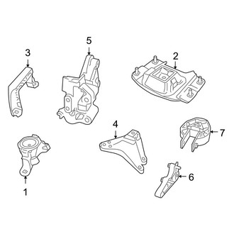 Volvo OE - Engine / Transaxle - Engine & Transmission Mounting (2.5L)