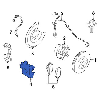 Volvo OE - Front Right Disc Brake Caliper
