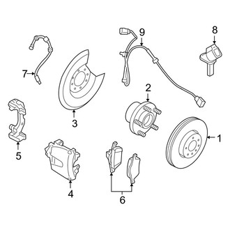 Volvo OE - Front Suspension - Brake Components