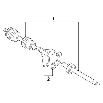 Volvo OE - Front Suspension - Drive Axles (T5 / T5 R-Design FWD)