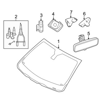 Volvo OE - Windshield - Glass