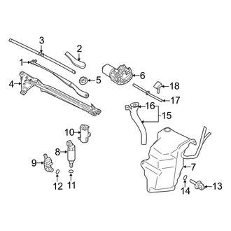 Volvo OE - Windshield - Wiper & Washer Components (T5 / T5 R-Design)