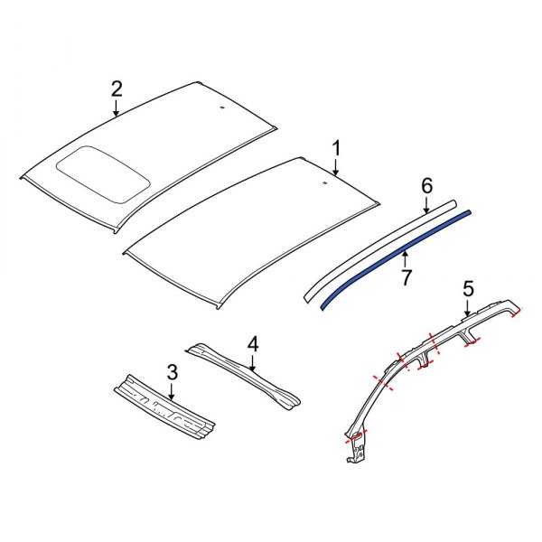 Roof Drip Molding Seal