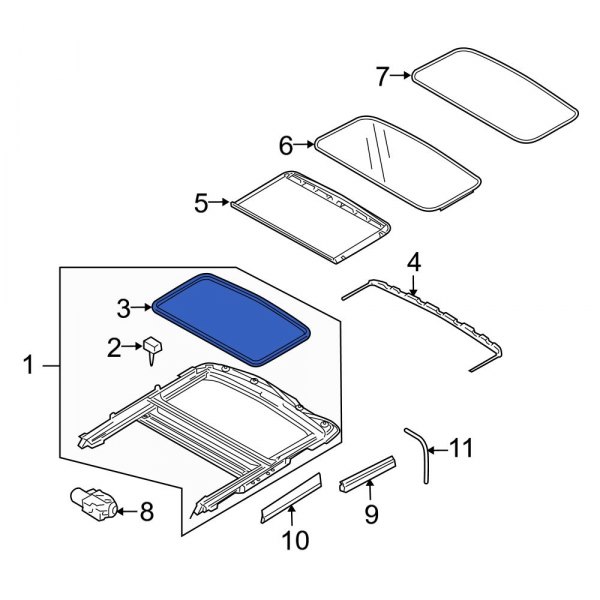 Sunroof Molding