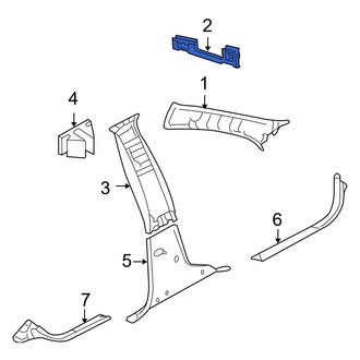 Volvo OE - Body A-Pillar Trim Panel Clip
