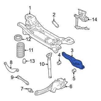 Volvo OE - Rear Lower Rearward Suspension Control Arm