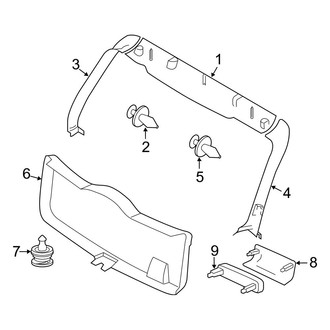 Volvo OE - Lift Gate - Interior Trim