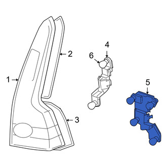 Volvo OE - Rear Left Lower Tail Light Socket