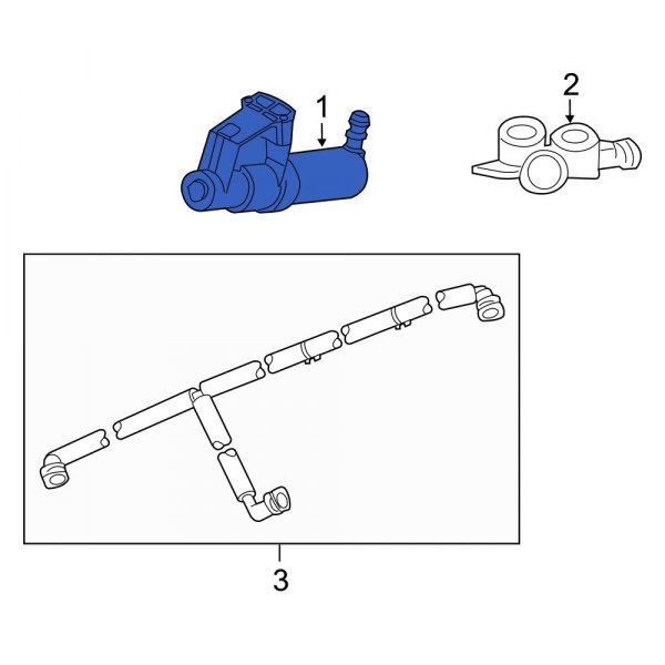 Headlight Washer Nozzle