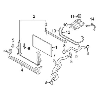 Volvo OE - Cooling - Radiator & Components (T5 / T5 R-Design)