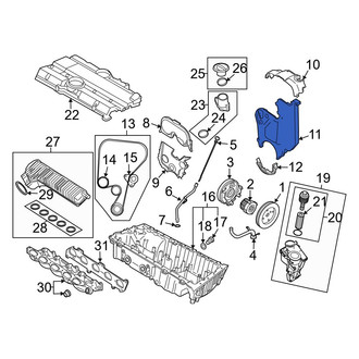 Volvo OE - Lower Engine Timing Cover