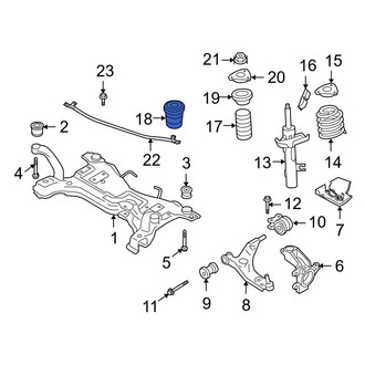 Volvo OE - Front Suspension Strut Bumper