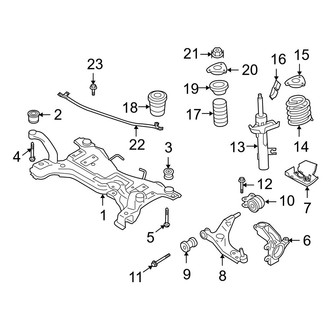 Volvo OE - Front Suspension - Suspension Components (T5 / T5 R-Design)