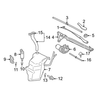 Volvo OE - Windshield - Wiper & Washer Components (T5 / T5 R-Design)