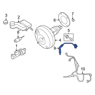 Volvo OE - Upper Brake Vacuum Hose