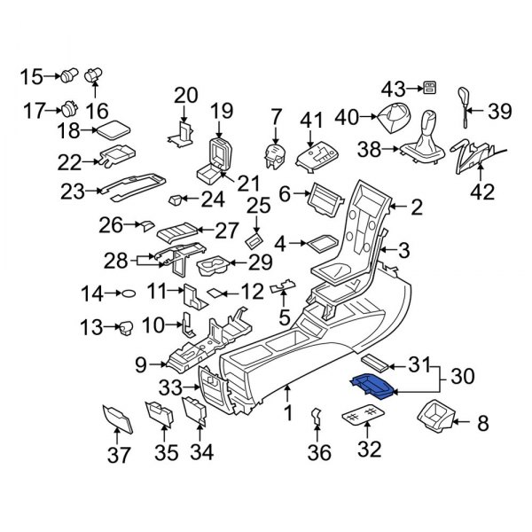 Console Tray