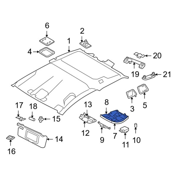 Dome Light Bracket