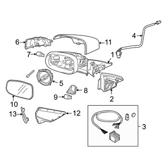 Volvo OE - Door - Outside Mirrors (T5 / T5 R-Design)