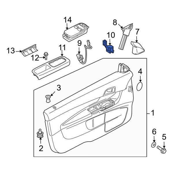 Door Wiring Harness Clip