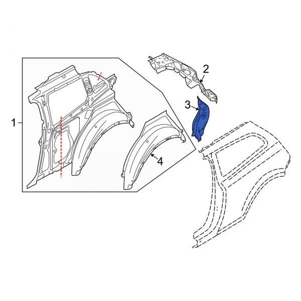 Quarter Panel Reinforcement