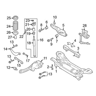 Volvo OE - Rear Suspension - Suspension Components (T5 / T5 R-Design)