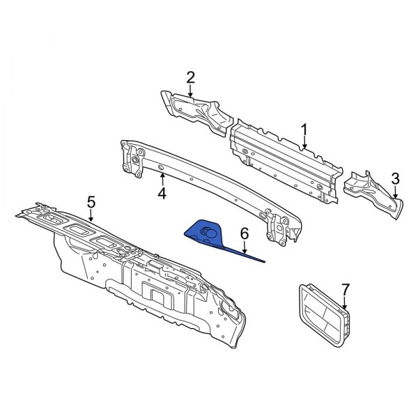 Rear Body Panel Bracket