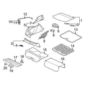 Volvo OE - Door Sill Plate Clip