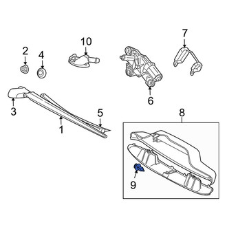 Volvo OE - Wiper Motor Cover Clip