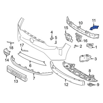 Volvo OE - Front Left Bumper Impact Absorber