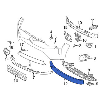 Volvo OE - Front Upper Bumper Impact Bar