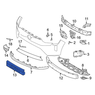 Volvo OE - Front License Plate Bracket