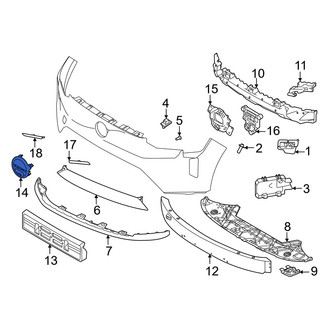 Volvo OE - Front Bumper Cover Emblem