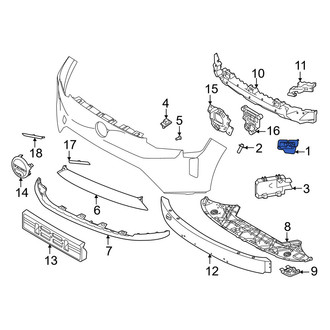 Volvo OE - Left Headlight Washer Cover Bracket