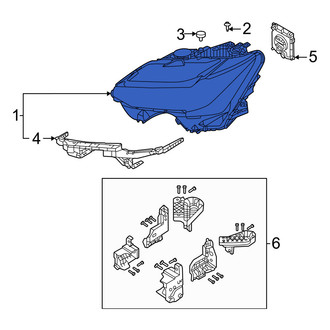 Volvo OE - Front Left Headlight Assembly