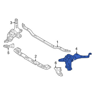 Volvo OE - Front Left Radiator Support Side Panel