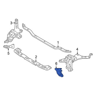 Volvo OE - Left Radiator Support Side Panel Bracket